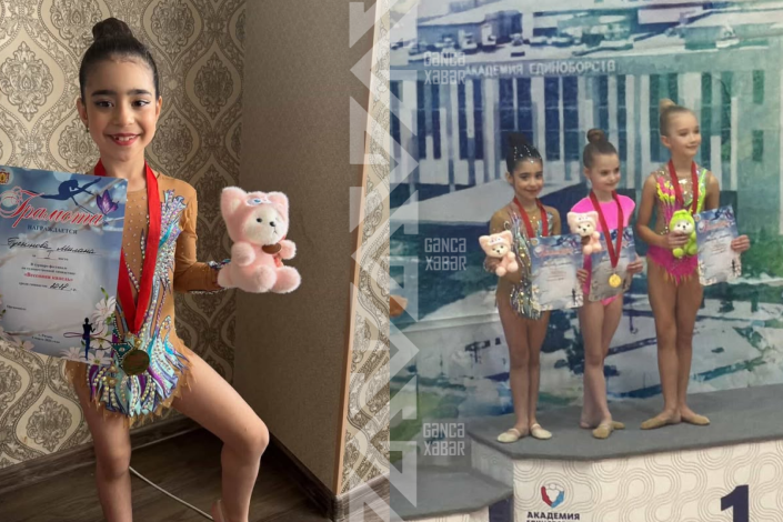 Gəncəli gimnast Rusiyada birinci oldu