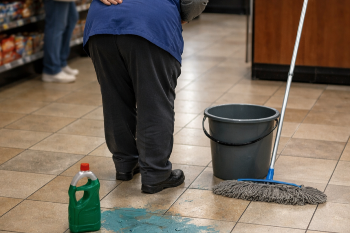 Gəncədə market işçisi yuyucu vasitədən zəhərlənib