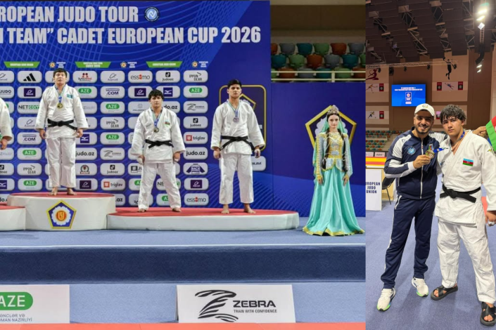 Gəncənin yeniyetmə cüdoçusu Avropa Kubokunda medal qazandı