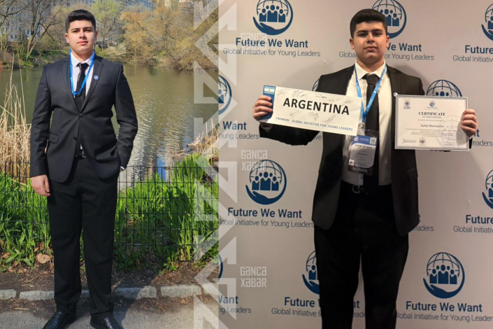 Gəncəli şagird Nyu-Yorkda çıxış edib