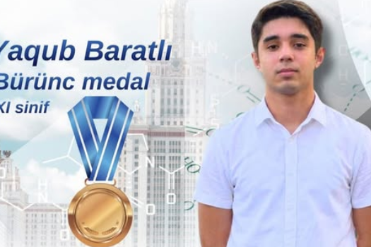 Gəncəli şagird beynəlxalq olimpiadada uğur qazanıb