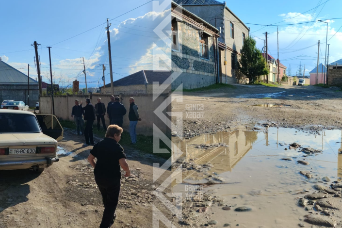 Gəncədə yolsuzluq və nəqliyyat problemi – ŞİKAYƏT