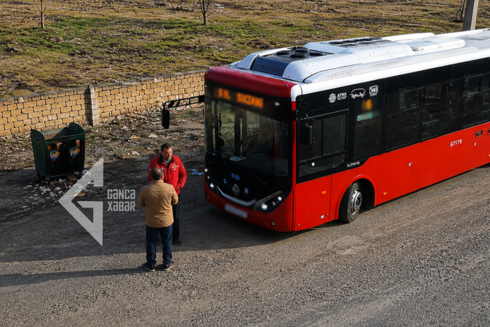 Gəncədə "BakuBus" sürücüsünü SÖYƏN kişi HƏBS EDİLİB