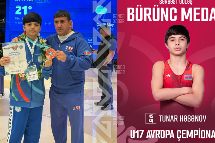 Gəncə idmançıları Bolqarıstan və Türkiyədən medalla döndülər
