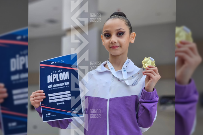 Gəncəli gimnast bölgələrarası kubokda qızıl medal qazanıb