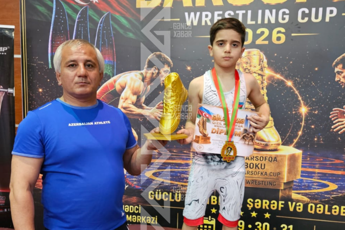 Gəncə şəhər 23 nömrəli məktəbin şagirdi QIZIL medal qazandı