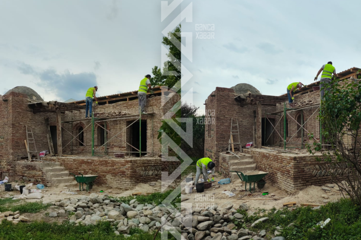 Gəncədə "Nizaminin evi"ndə təmir-bərpa işlərinə başlanılıb