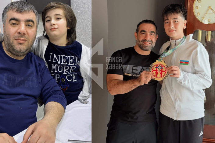 Rəşad Dağlının oğlu Gəncədə FƏRQLƏNDİ