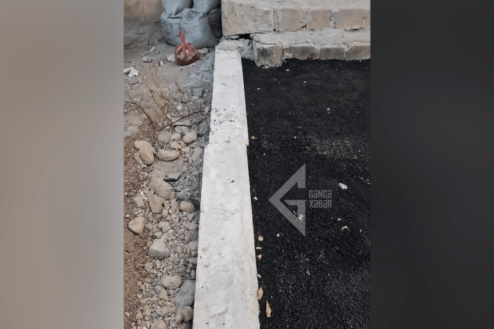 Gəncəsayağı təmir: Çəkilən asfaltı sakinlər hamarlasın