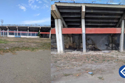 Gəncədə futbol stadionları yararsız haldadır