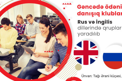 Gəncədə ödənişsiz danışıq klubları