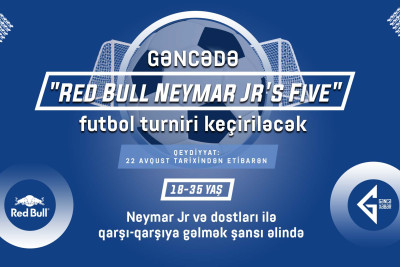 Gəncədə "Red Bull Neymar Jr's Five"-ın seçim mərhələsi baş tutacaq