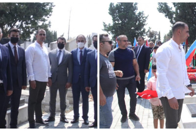 Gəncədə Vətən müharibəsi qəhrəmanı böyük coşqu ilə qarşılanıb