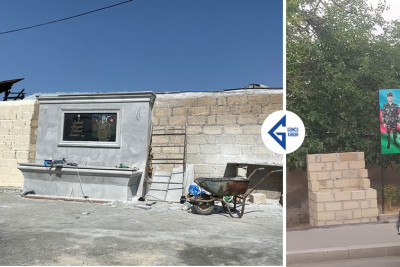 Gəncə: şəhidlərin adına bulaqlar tikilir