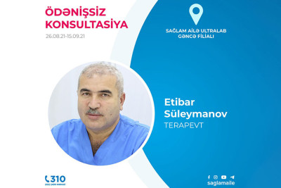 Sağlam Ailə Gəncə filialında ödənişsiz terapevt konsultasiyası