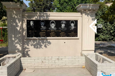 Yeni Gəncədə Birinci Qarabağ müharibəsi şəhidlərinin xatirəsinə bulaq tikilir