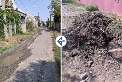 Gəncə: bir neçə küçədə asfalt örtüyü yoxdur