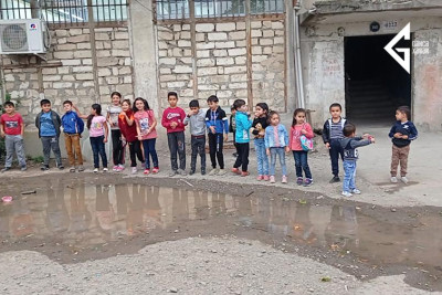 Gəncədə bir neçə küçədə kanalizasiya suları axır