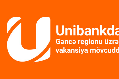 Unibankda Gəncə regionu üzrə vakansiya mövcuddur