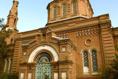Gəncədə pravoslav kilsənin 134 illiyi qeyd olunub