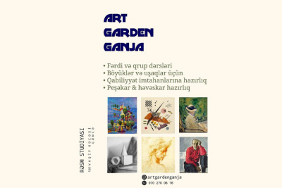 "Art Garden Ganja" rəsm qrupuna qəbul başlayıb