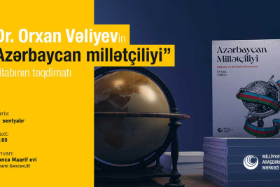 Gəncədə "Azərbaycan millətçiliyi" kitabının təqdimatı olacaq