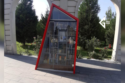 Gəncədə açıq kitabxanalar quraşdırılıb
