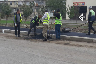 Gəncə sakinləri üçün işıqlandırılmış və asfaltlanmış yol təhvil veriləcək
