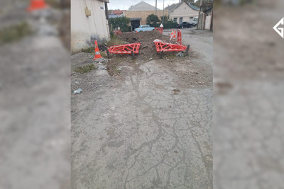 Gəncədə yaşanan su problemi həll olunub: küçənin bir hissəsi qazılaraq bastırılmayıb