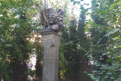 Gəncədə Məhəmməd Əmin Rəsulzadənin büstü