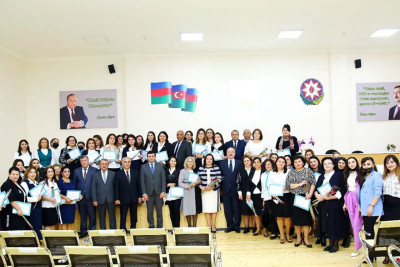Gəncəli təhsil işçilərinin əməkləri diqqətsiz qalmayıb