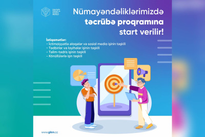 Gənclər üçün təcrübə proqramı mövcuddur
