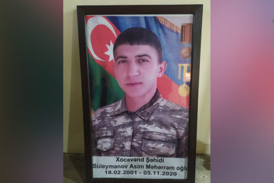 19 yaşında şəhadətə qovuşan şəhidin xatirəsinə ehsan verilib