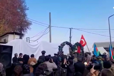 Gəncədə ehsan bulağı tikilib: açılışı Xudayar Yusifzadənin anası edib