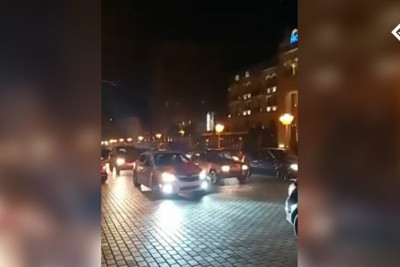 Zəfər günü münasibəti ilə Gəncədə avtomobil yürüşü baş tutub