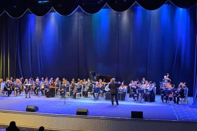 Gəncədə orkestrin müşayiəti ilə Nizami Gəncəviyə həsr olunan konsert baş tutub