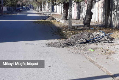 Gəncədə işıqlandırma sisteminin qurulması prosesi geniş vüsət alıb