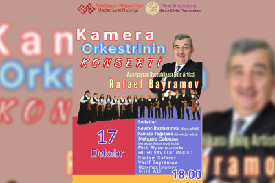 Gəncədə Kamera Orkestrinin konserti baş tutacaq