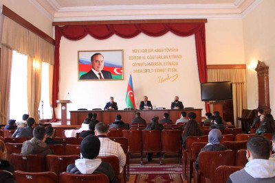 Gəncə: Azərbaycan Dövlət Aqrar Universitetində təhsil alan əcnəbi tələbələrlə görüş baş tutub
