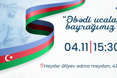 Gəncədə Bayraq günü münasibəti ilə şeir gecəsi keçiriləcək