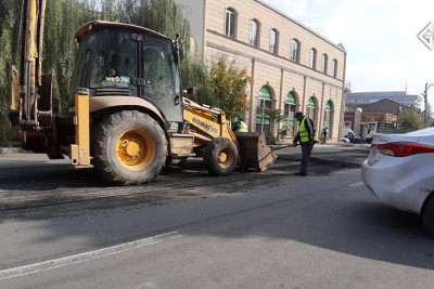 Gəncədə küçələrdən biri təmirə görə bağlanıb