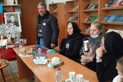 Gəncədə şəhid ailəsi ilə görüş təşkil olunub