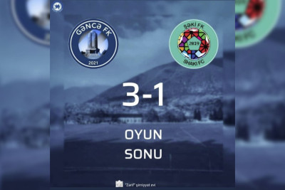 Gəncə komandası futbol üzrə Region Liqasında qələbə qazanıb