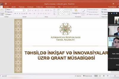 Gəncədə layihələrin yazılması və icra edilməsi ilə bağlı görüş təşkil olunub