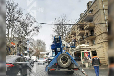 Gəncədə təmizlik işləri gedir