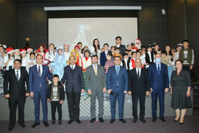 Gəncədə şəhid övladları tədbirdə iştirak ediblər