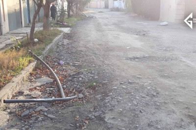 Gəncədə işıqlandırma işləri davam edir