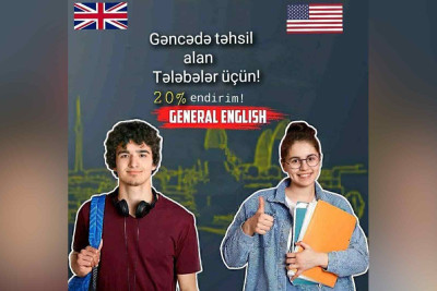Gəncədə İngilis dili dərslərinə endirim