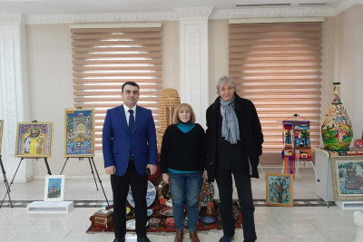 Xalq Rəssamı Fərhad Xəlilov Gəncədə