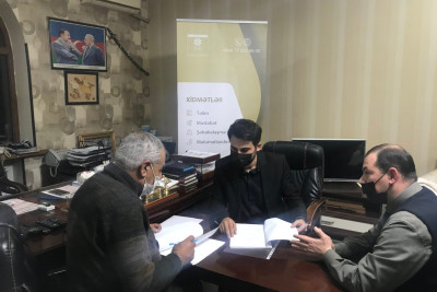 Gəncədə KOBİM ekspertləri daha bir sahibkarla görüşüblər